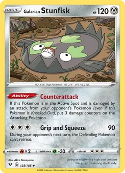 Stunfisk de Galar 125/185