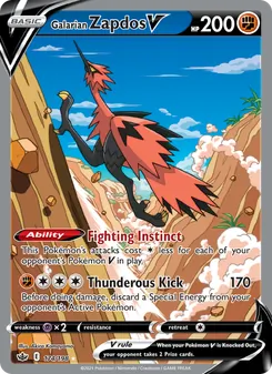 Zapdos de Galar V 174/198