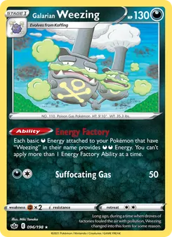 Weezing de Galar 96/198