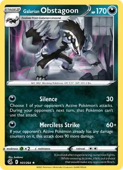 Obstagoon de Galar 161/264