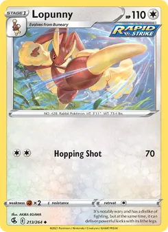Lopunny 213/264
