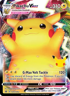 Pikachu VMAX SWSH062, carta de Pokémon de Cartas de promoción ESES
