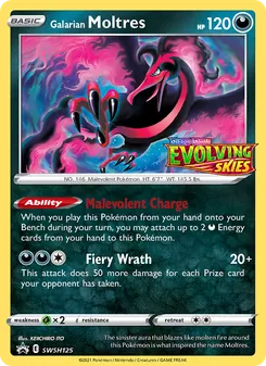 Moltres de Galar SWSH125