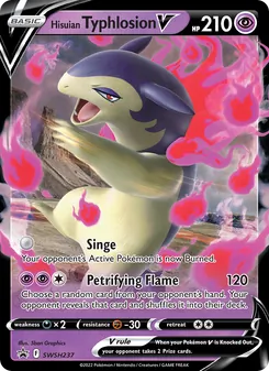 Typhlosion de Hisui V SWSH237