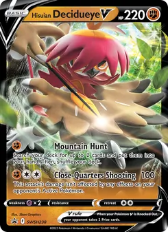 Decidueye de Hisui V SWSH238