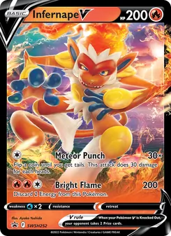 Infernape V SWSH252