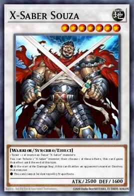 Sable-X Souza CT09-017, carta de Yu-Gi-Oh! de Collectible Tins 2012 Wave 2