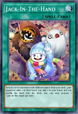 Jack-en-la-Mano MP21-209, carta de Yu-Gi-Oh! de 2021 Tin of Ancient Battles
