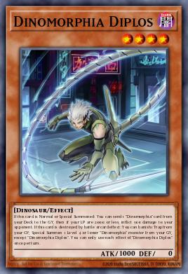 Dinomorfia Diplos MP23-010, carta de Yu-Gi-Oh! de 25th Anniversary Tin: Dueling Heroes Mega Pack