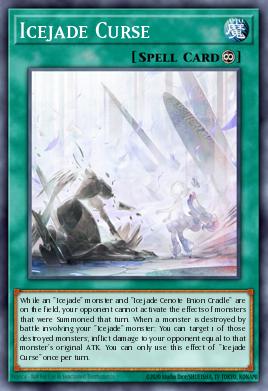 Maldición Hielojade MP23-094, carta de Yu-Gi-Oh! de 25th Anniversary Tin: Dueling Heroes Mega Pack