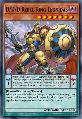 D/D/D Rey Rebelde Leónidas MP23-277, carta de Yu-Gi-Oh! de 25th Anniversary Tin: Dueling Heroes Mega Pack