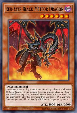 Dragón Meteoro Negro de Ojos Rojos MP24-107