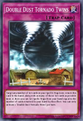 Gemelos Tornado de Polvo Doble MP24-306, carta de Yu-Gi-Oh! de 25th Anniversary Tin: Dueling Mirrors