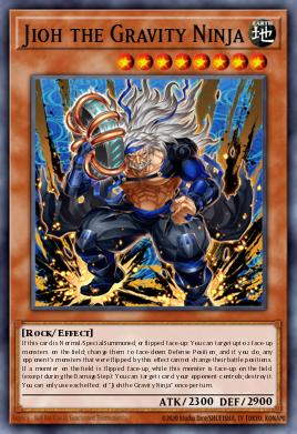 Jioh el Ninja de la Gravedad MP24-313, carta de Yu-Gi-Oh! de 25th Anniversary Tin: Dueling Mirrors