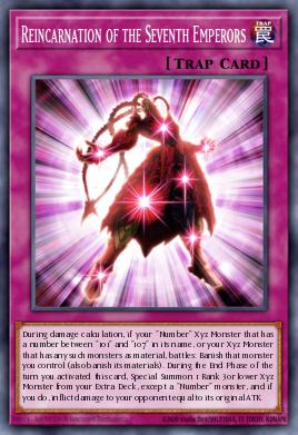Reencarnación de los Emperadores de la Séptima MP24-360, carta de Yu-Gi-Oh! de 25th Anniversary Tin: Dueling Mirrors