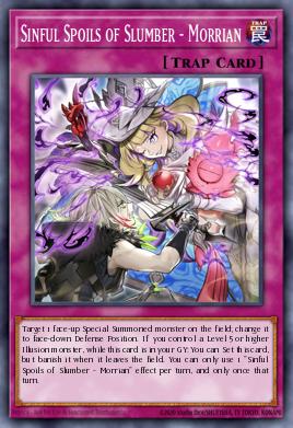 Botín del Pecado de Sueño - Morrian MP25-202, carta de Yu-Gi-Oh! de 2025 Mega-Pack Tin