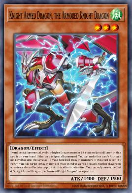 Caballero Dragón Armado, el Dragón Caballero con Armadura