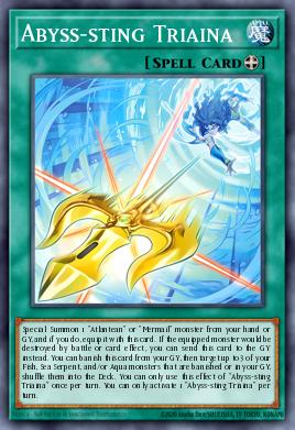 Abis-aguijón Triaina MP25-253, carta de Yu-Gi-Oh! de 2025 Mega-Pack Tin