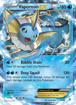 Vaporeon EX 24/83