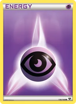 Energía Psíquica 136/146, carta de Pokémon de XY