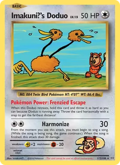 Doduo de ¿Imakuni? 112/108