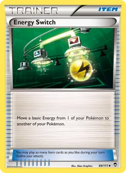 Interruptor de Energía 89/111, carta de Pokémon de Puños Furiosos