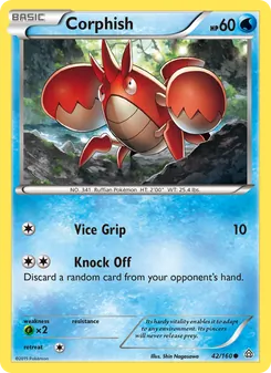 Corphish 42/160, carta de Pokémon de Duelos Primigenios