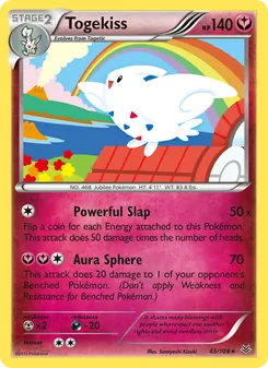 Togekiss 45/108, carta de Pokémon de Cielos Rugientes