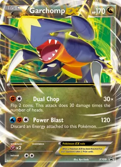 Garchomp EX XY09, carta de Pokémon de XY Cartas de promoción