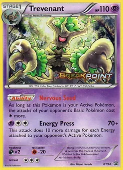Trevenant XY94, carta de Pokémon de XY Cartas de promoción